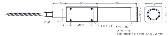 1064nm激光打标隔离器包装尺寸