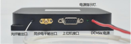 纳秒脉冲光纤激光器接口及尺寸图