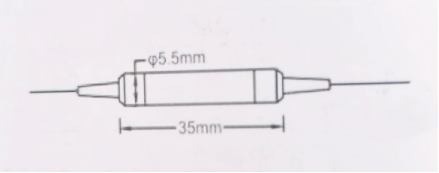 1550nm偏振旋转器尺寸图2 1550nm偏振旋转器尺寸图2