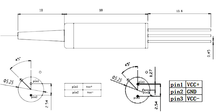 封装尺寸及管脚定义