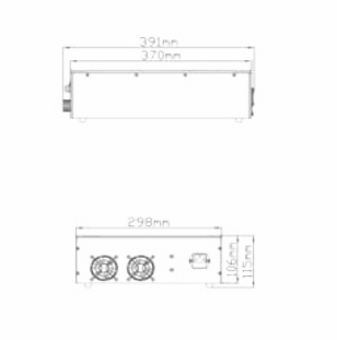 2μm超快光纤激光器尺寸图 2μm超快光纤激光器尺寸图